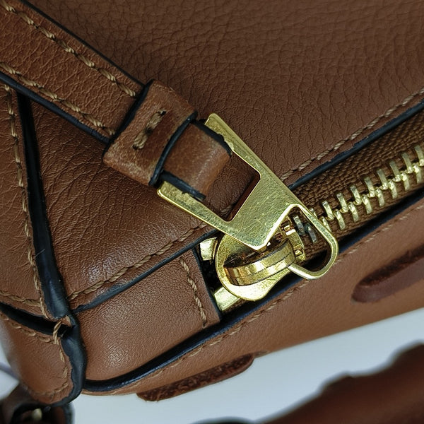 Puzzle Medium Quilted Calfskin Brown