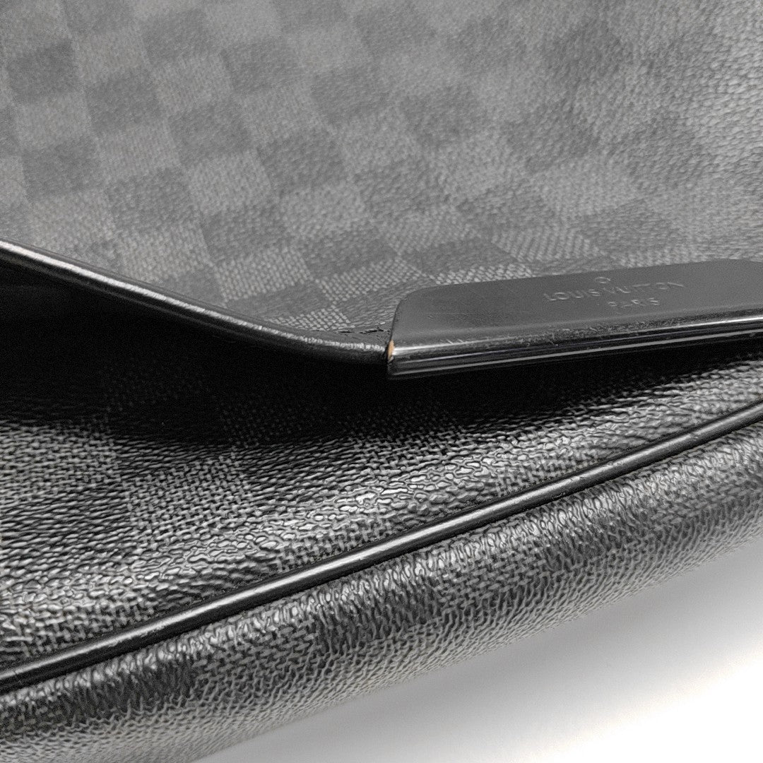 DANIEL Damier Graphite Coated Canvas Gray