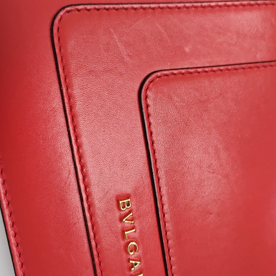 SERPENTI FOREVER Small Calfskin Red