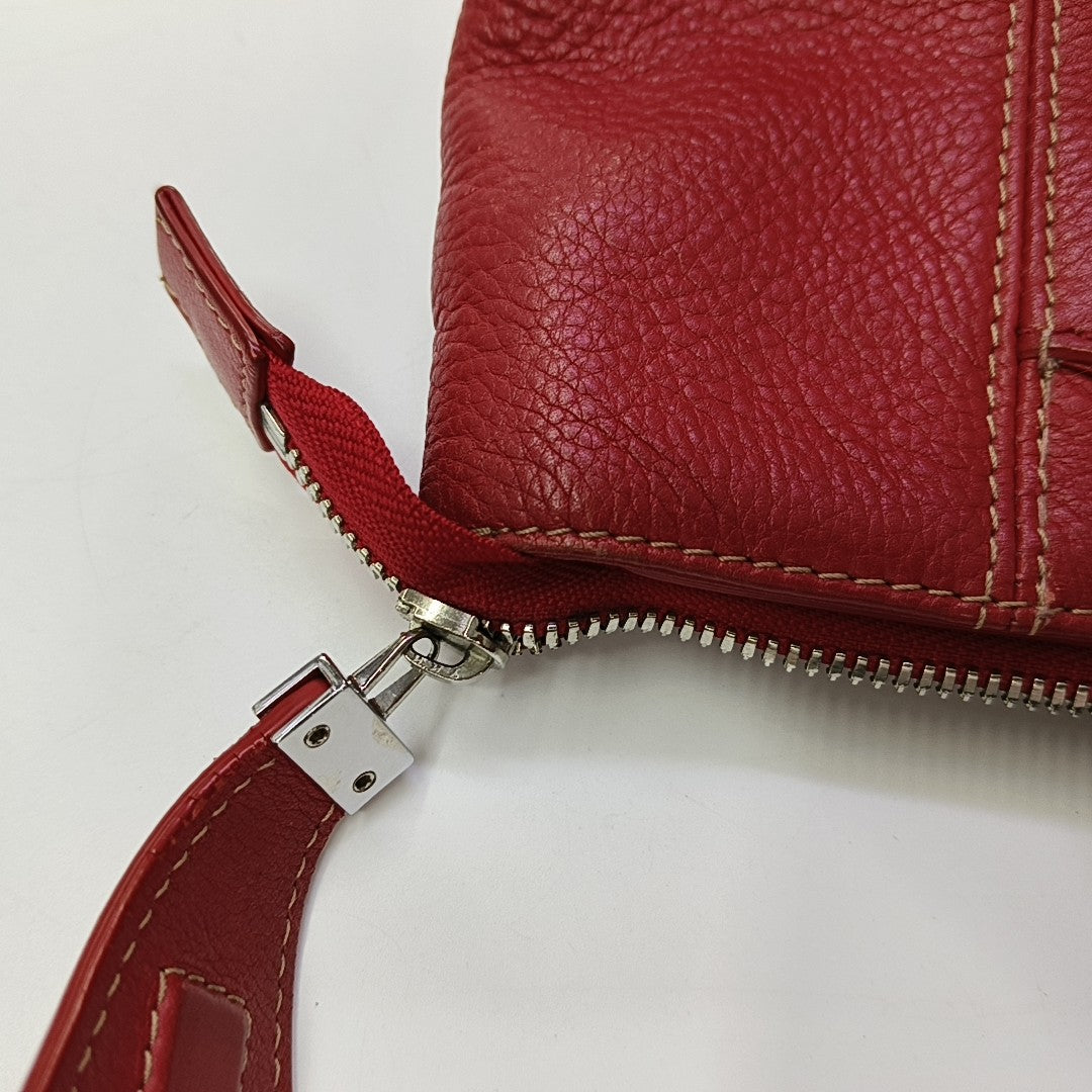 Calfskin Tote Bag Red