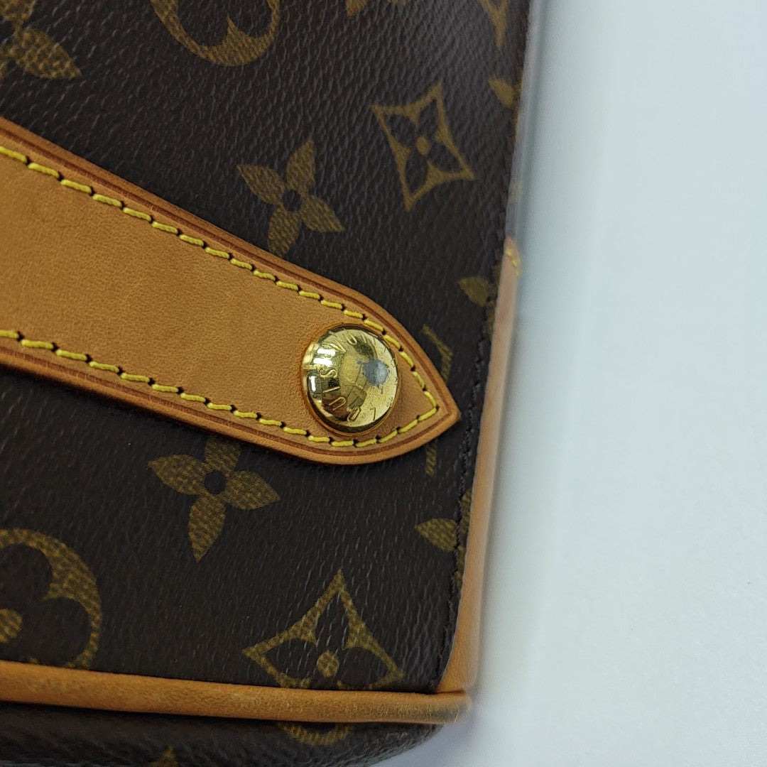 RETIRO NM Monogram Coated Canvas Brown