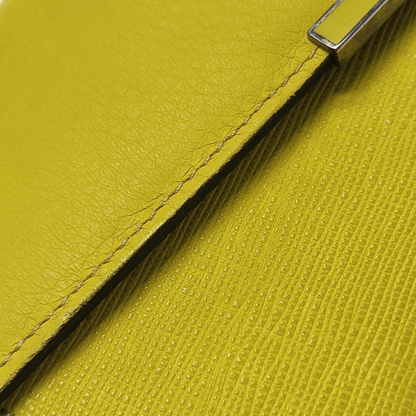 Calfskin Wallet Yellow