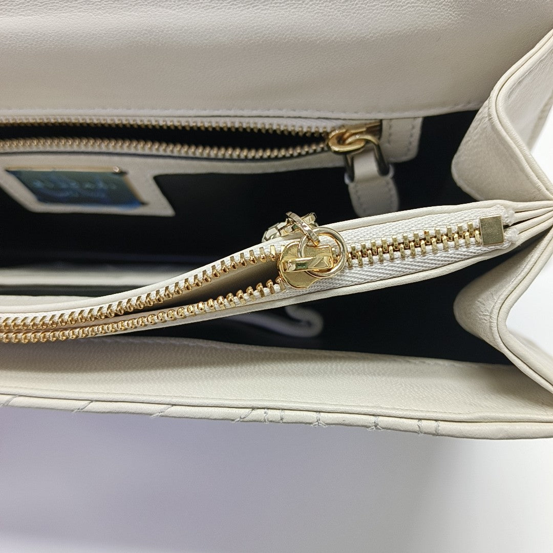 SERPENTI FOREVER Quilted Leather White