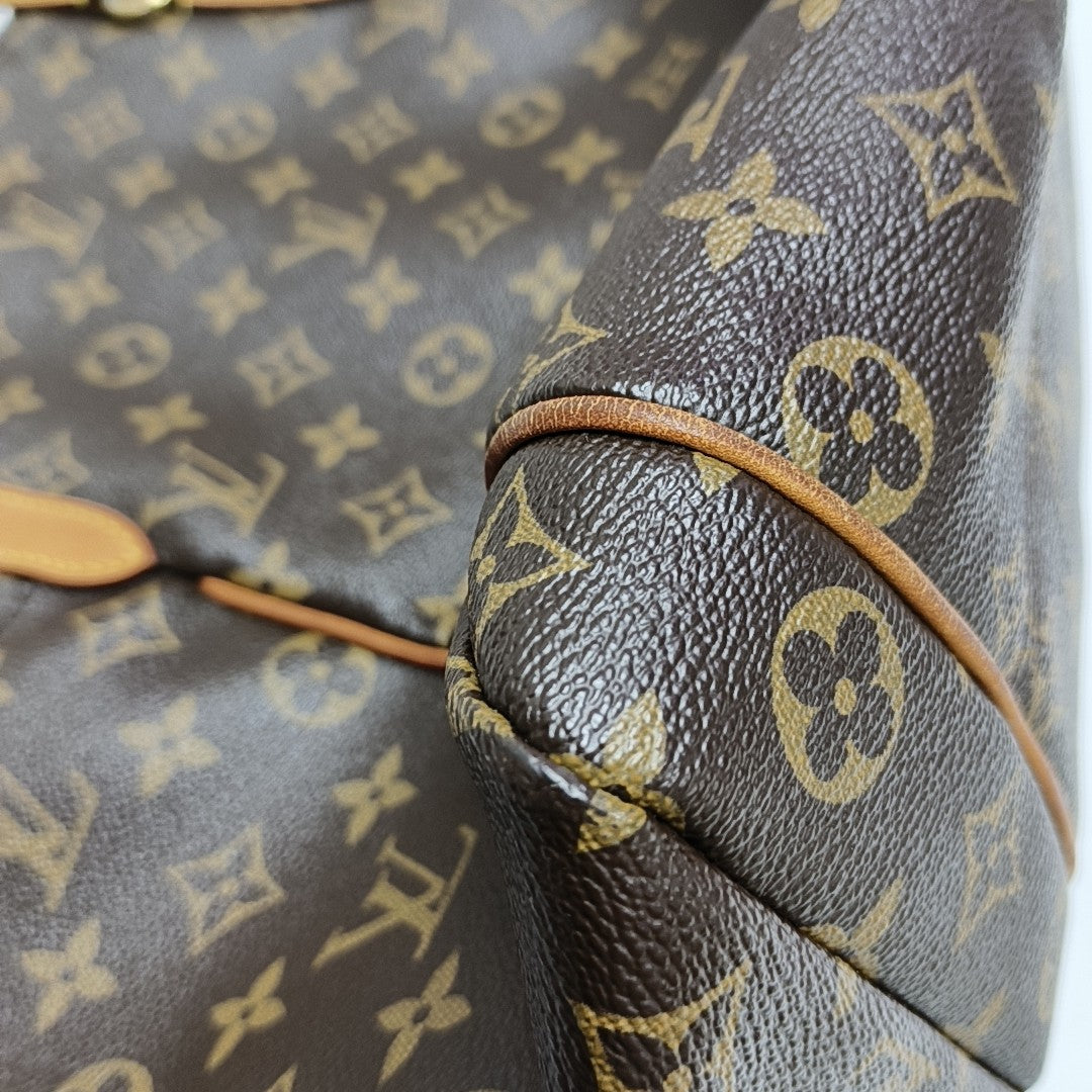 TOTALLY MM Monogram Coated Canvas Brown