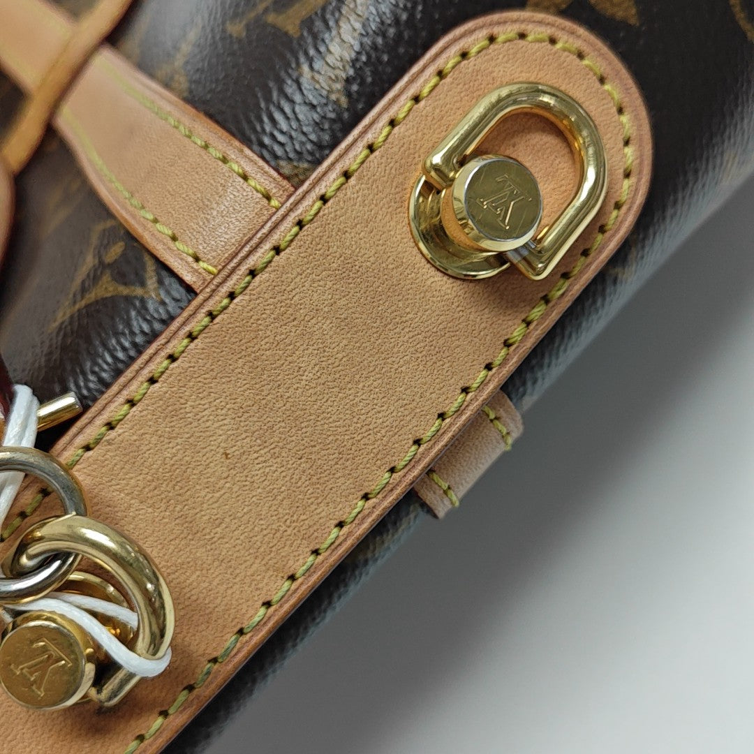 DUFFLE Monogram Coated Canvas Brown