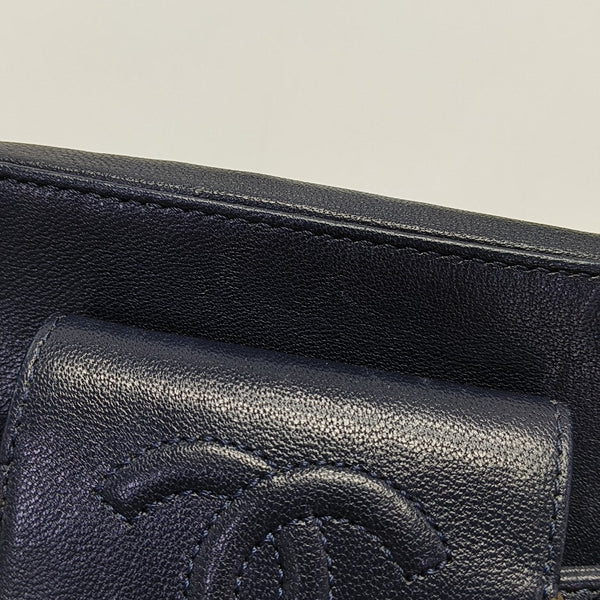 Chevron Lambskin Blue