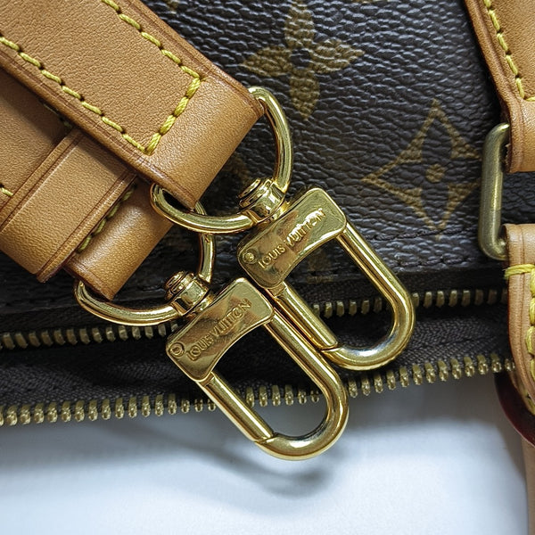 SPEEDY 30 Monogram Coated Canvas Brown