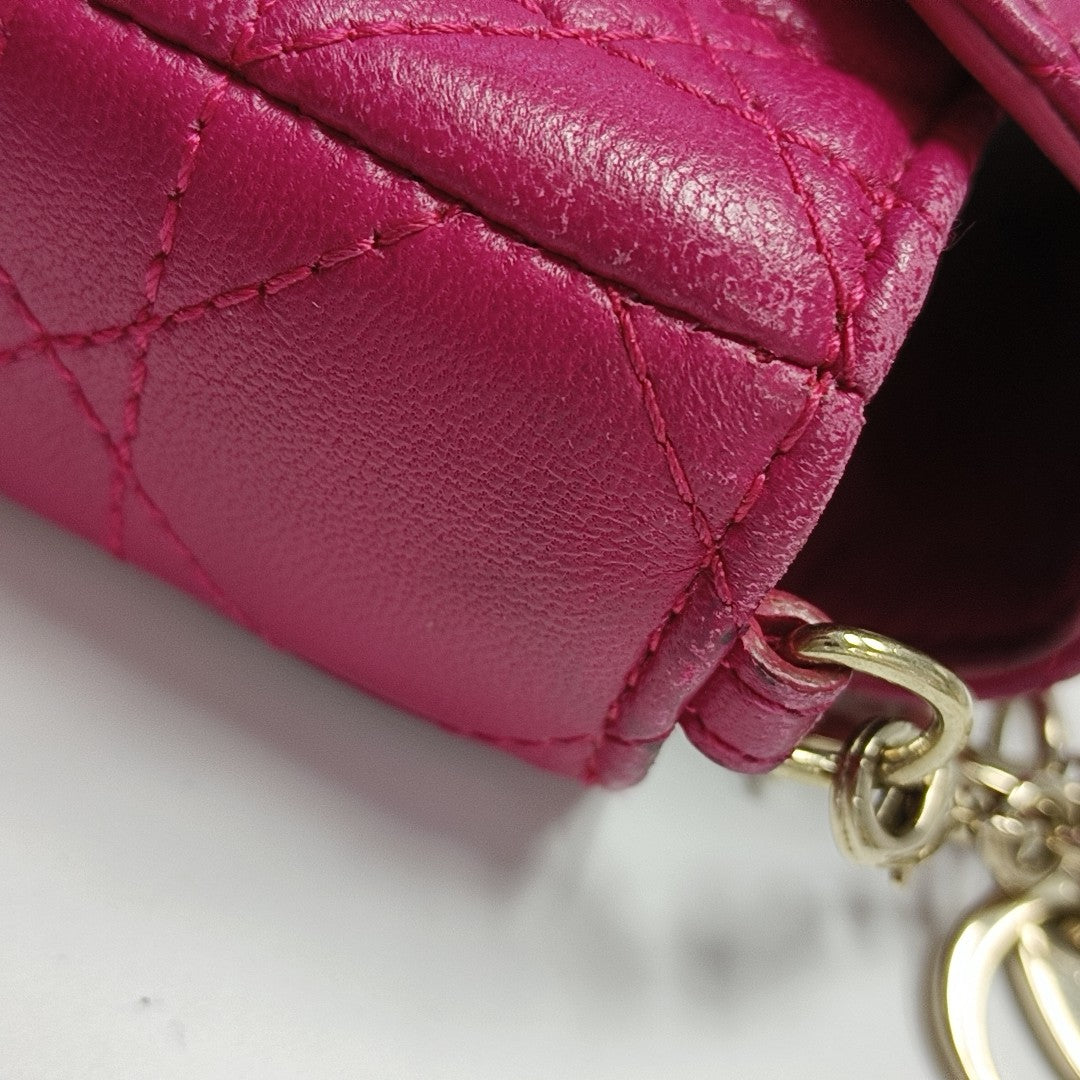 Cannage Lambskin Red