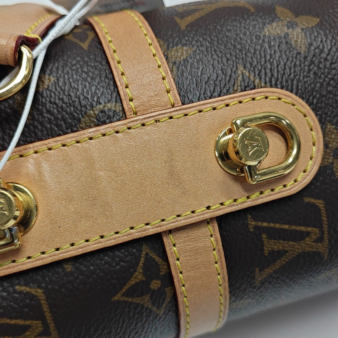 DUFFLE Monogram Coated Canvas Brown