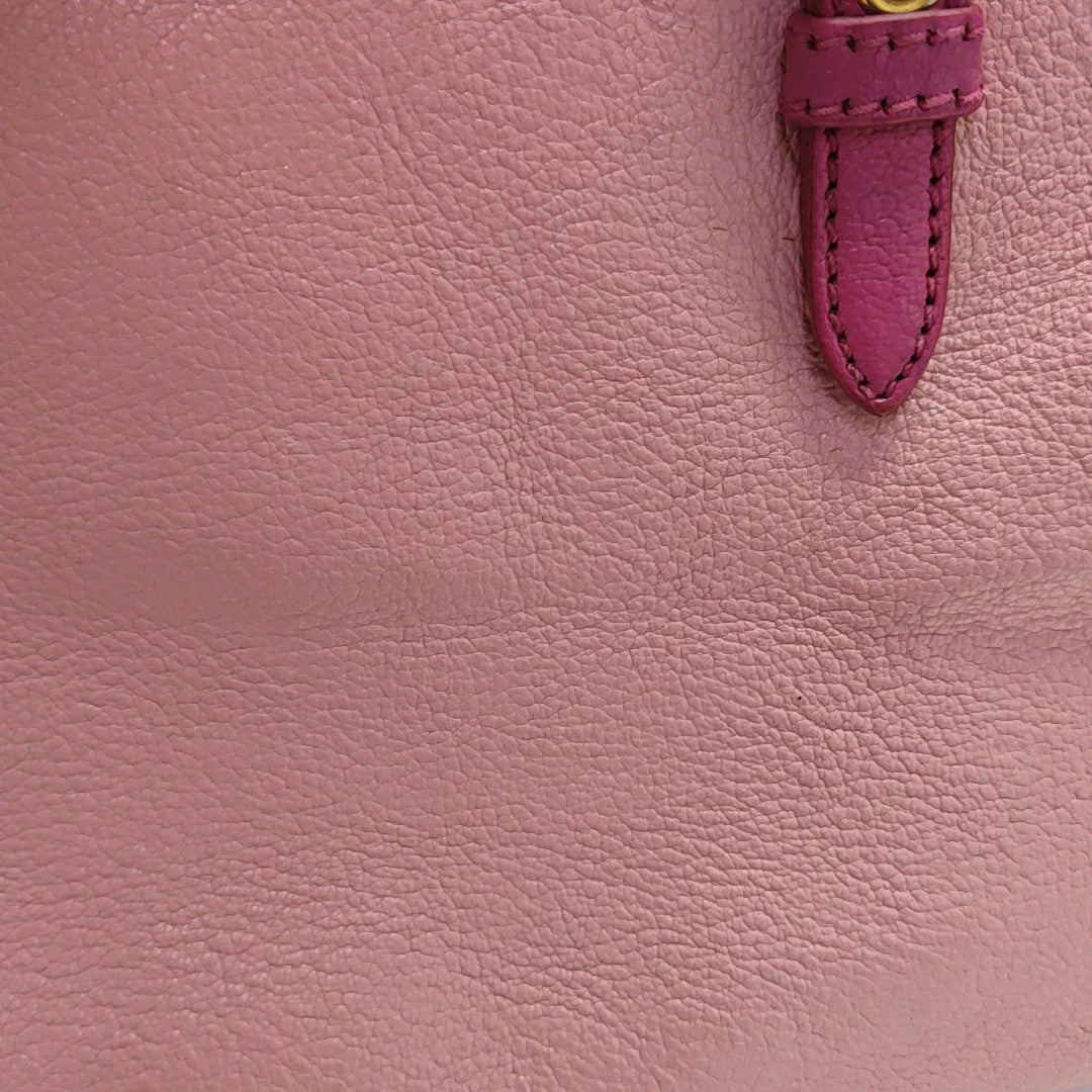 Calfskin Tote Bag Pink