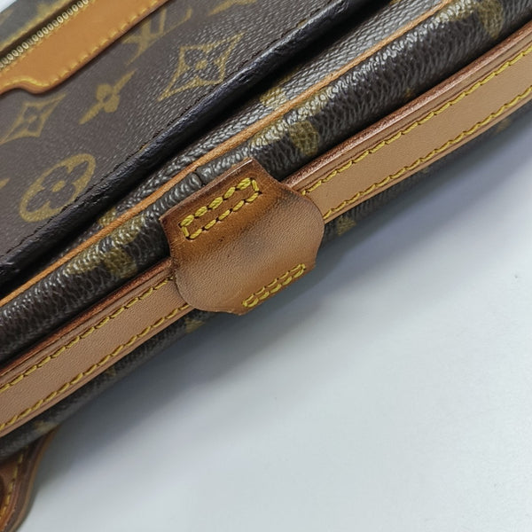 VINTAGE SAINT GERMAIN PM Monogram Coated Canvas Brown