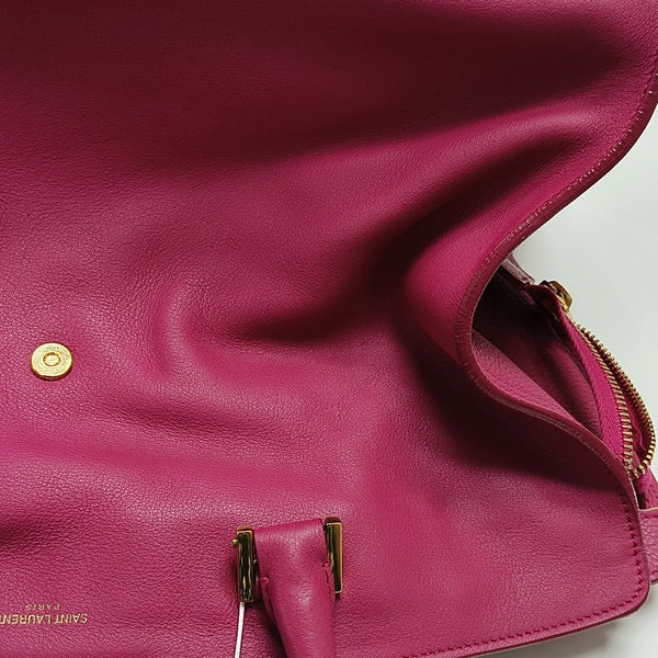 CHYC Y LIGNE Medium Calfskin Red