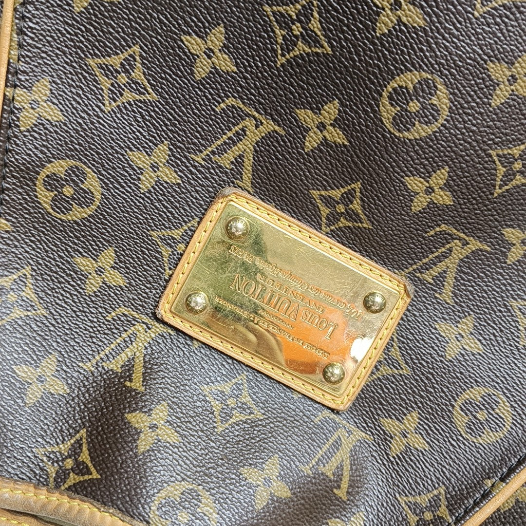 GALLIERA GM Monogram Coated Canvas Brown