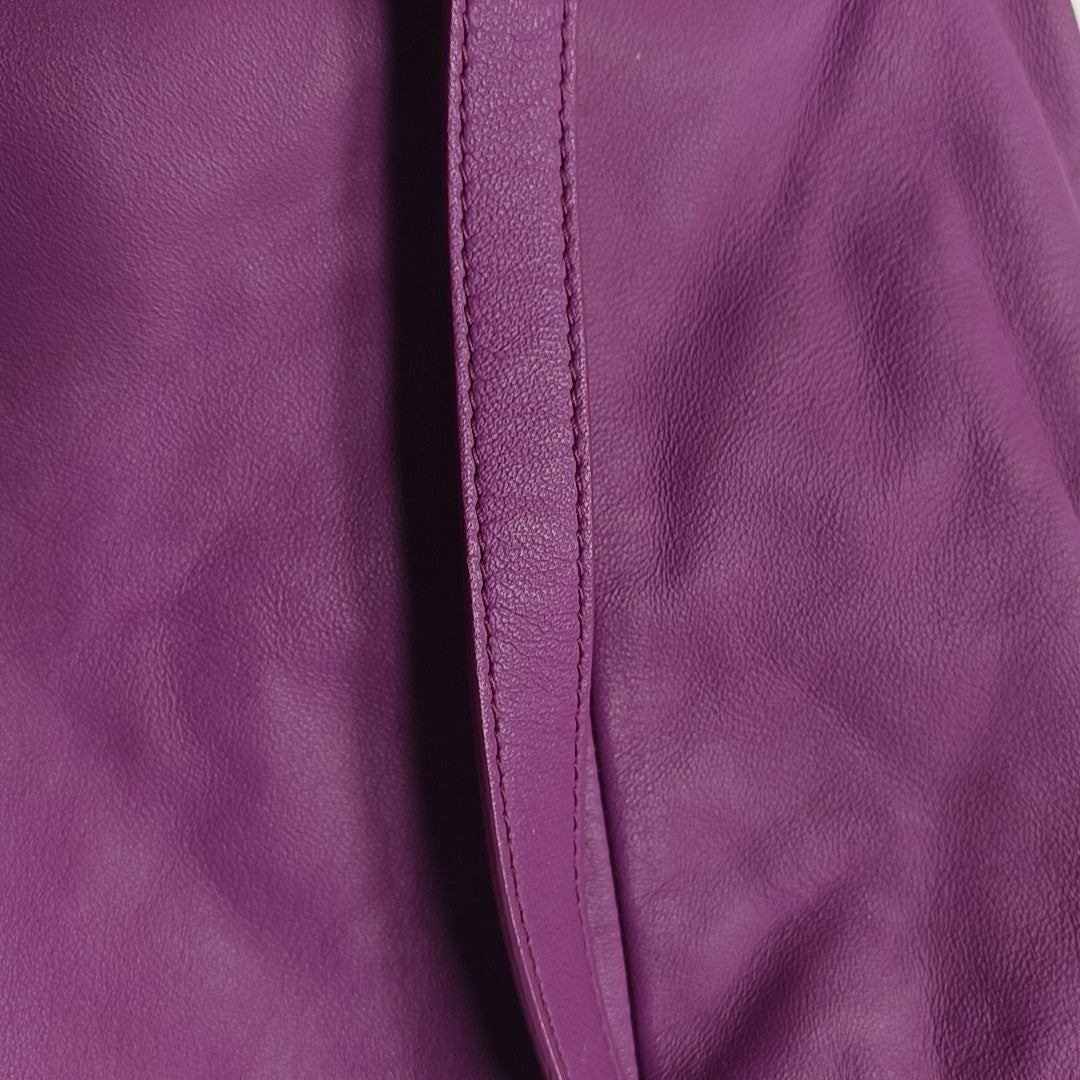 Calfskin Backpack Purple