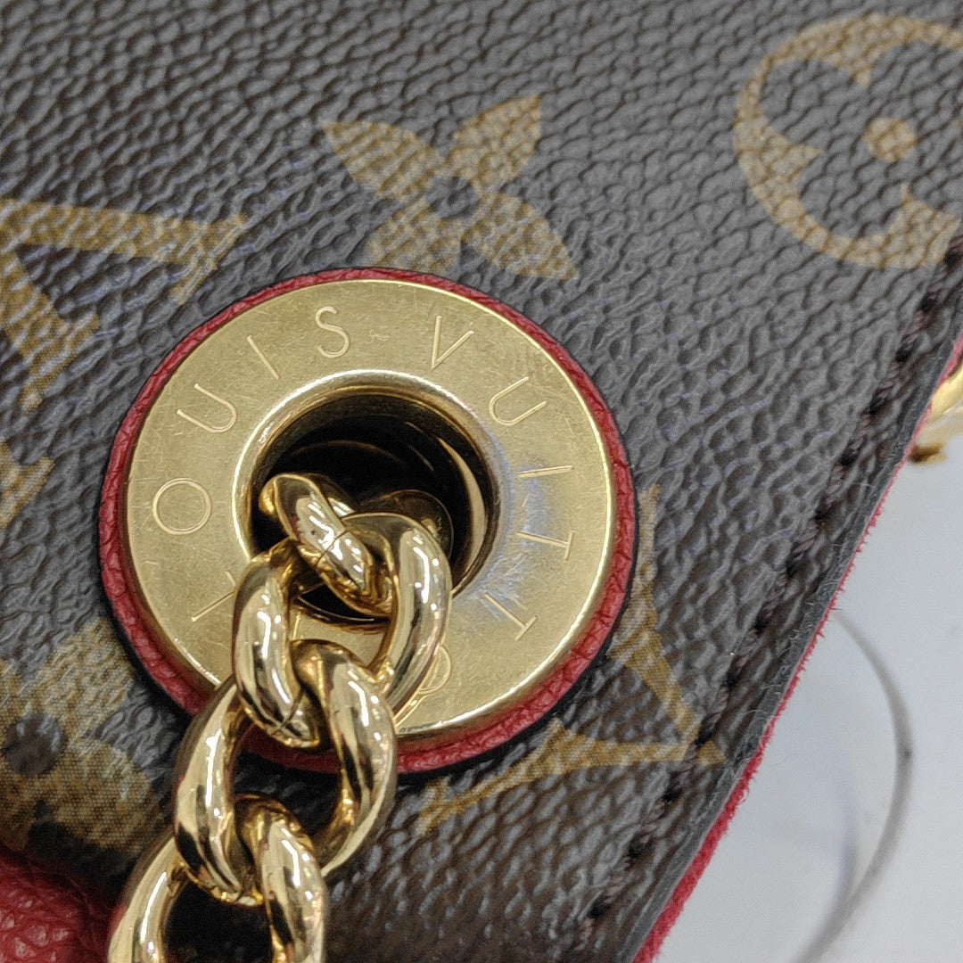 SURENE BB Monogram Coated Canvas Brown
