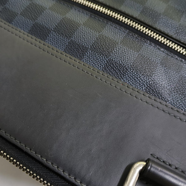 GREENWICH Damier Coated Canvas Blue