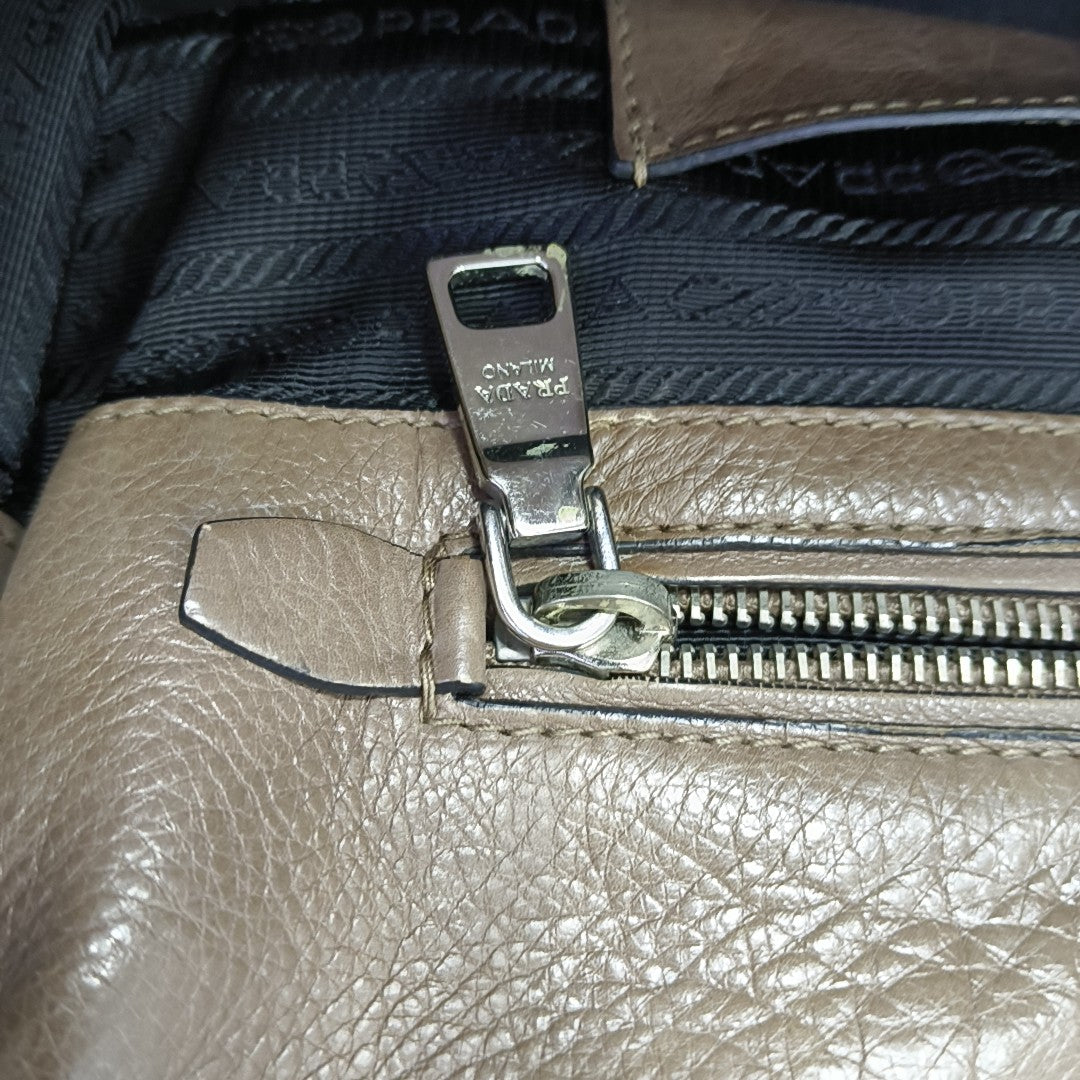 Calfskin Tote Bag Brown