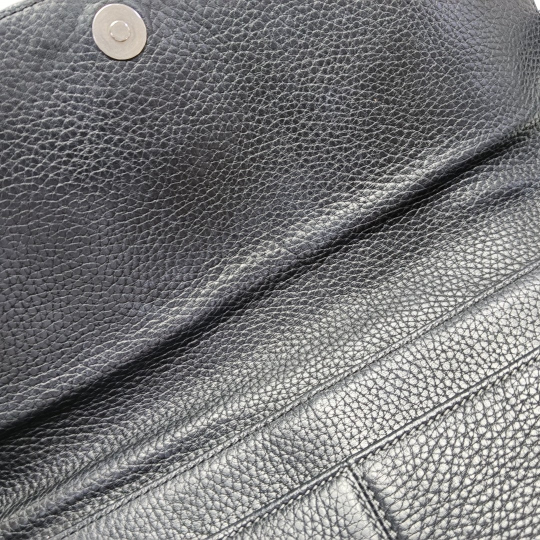 Calfskin Top Handle Bag Black