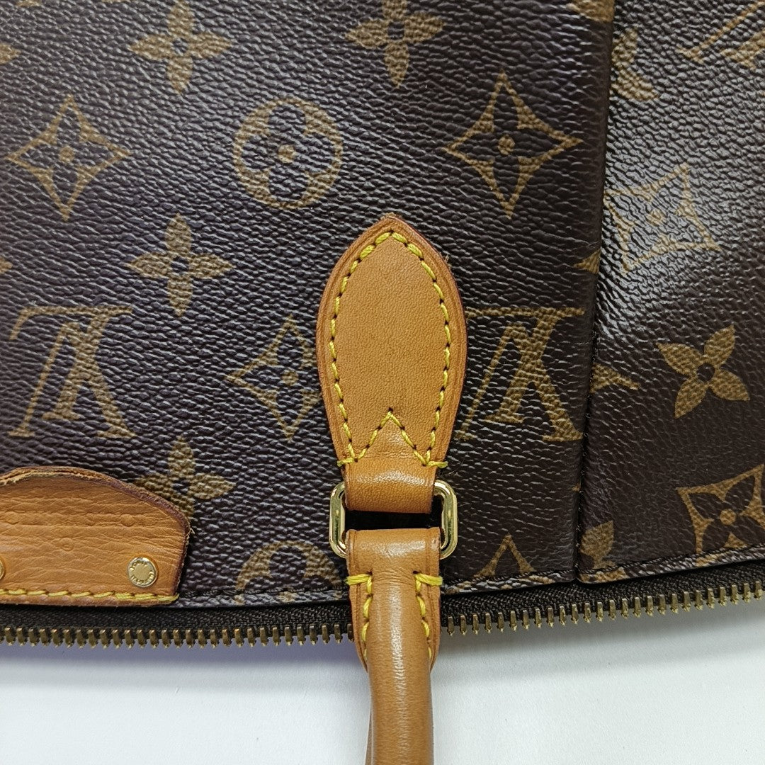 TURENNE Monogram Coated Canvas Brown