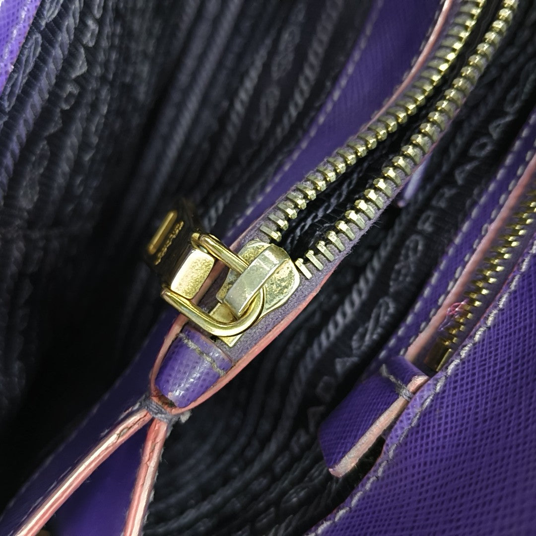 Promenade Saffiano Calfskin Purple
