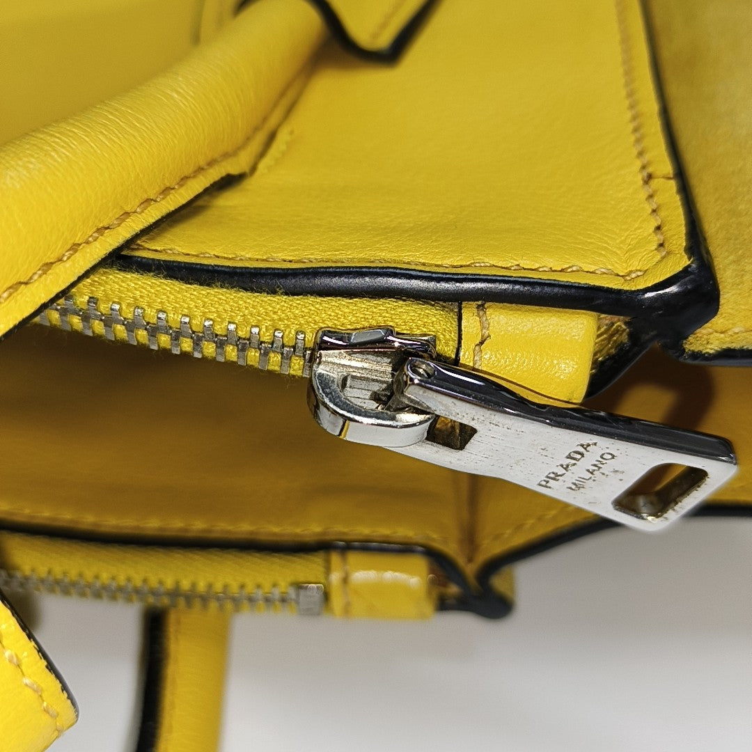 Calfskin Tote Bag Yellow