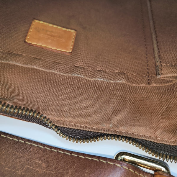 VINTAGE THAMES GM Monogram Coated Canvas Brown
