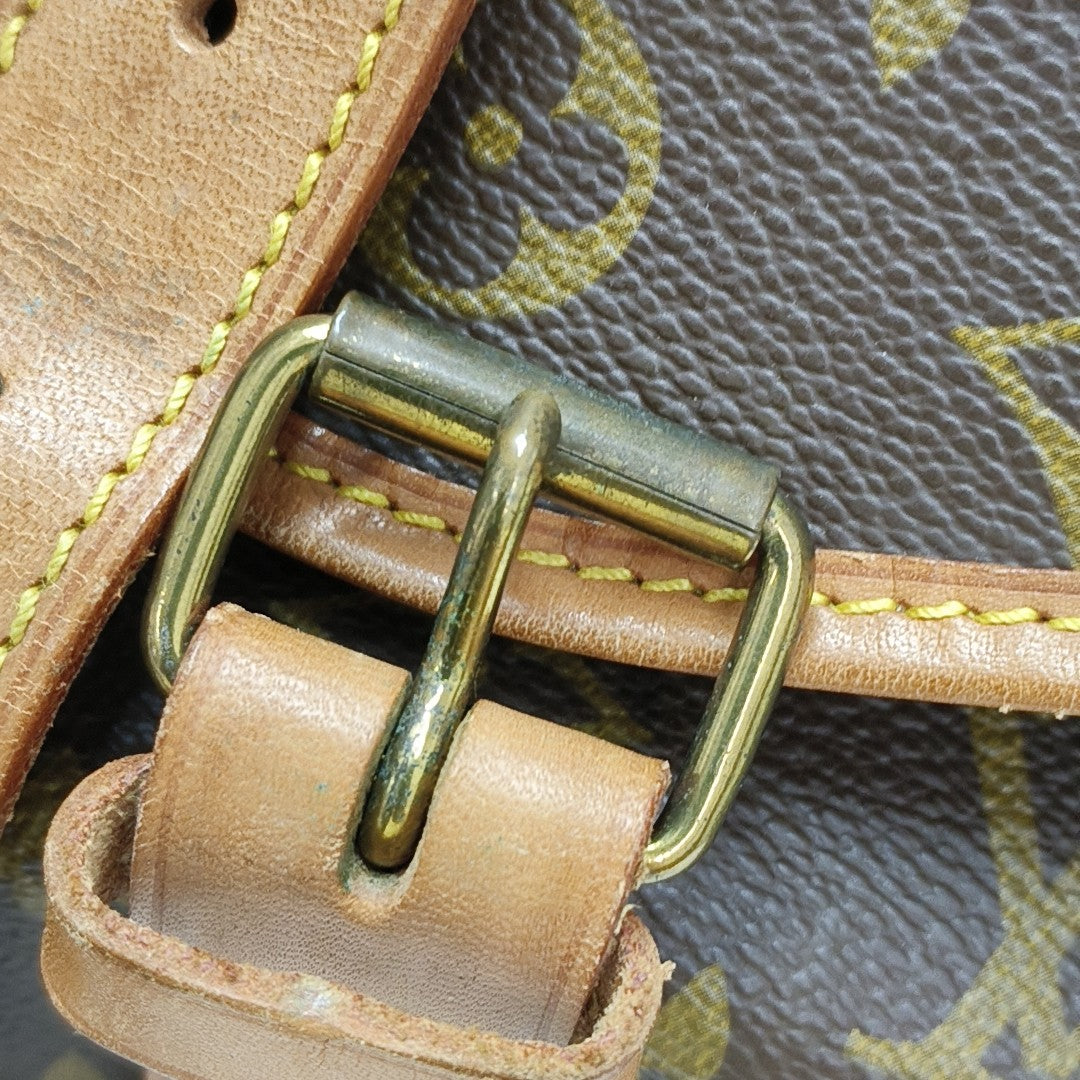 SAUMUR Monogram Coated Canvas Brown