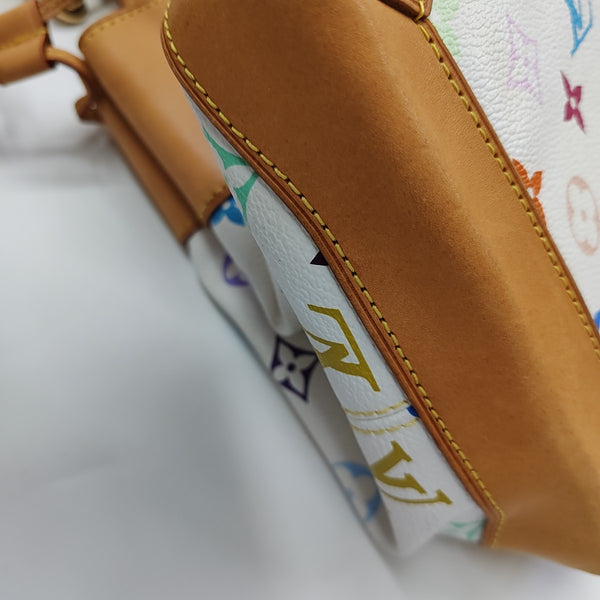 LV × TM URSULA Monogram Coated Canvas White