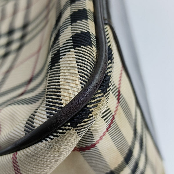 Canvas Top Handle Bag Beige