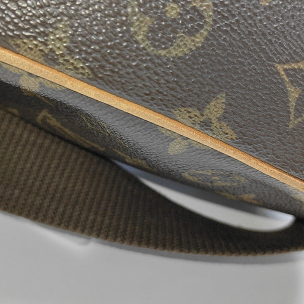 GANGE Monogram Coated Canvas Brown