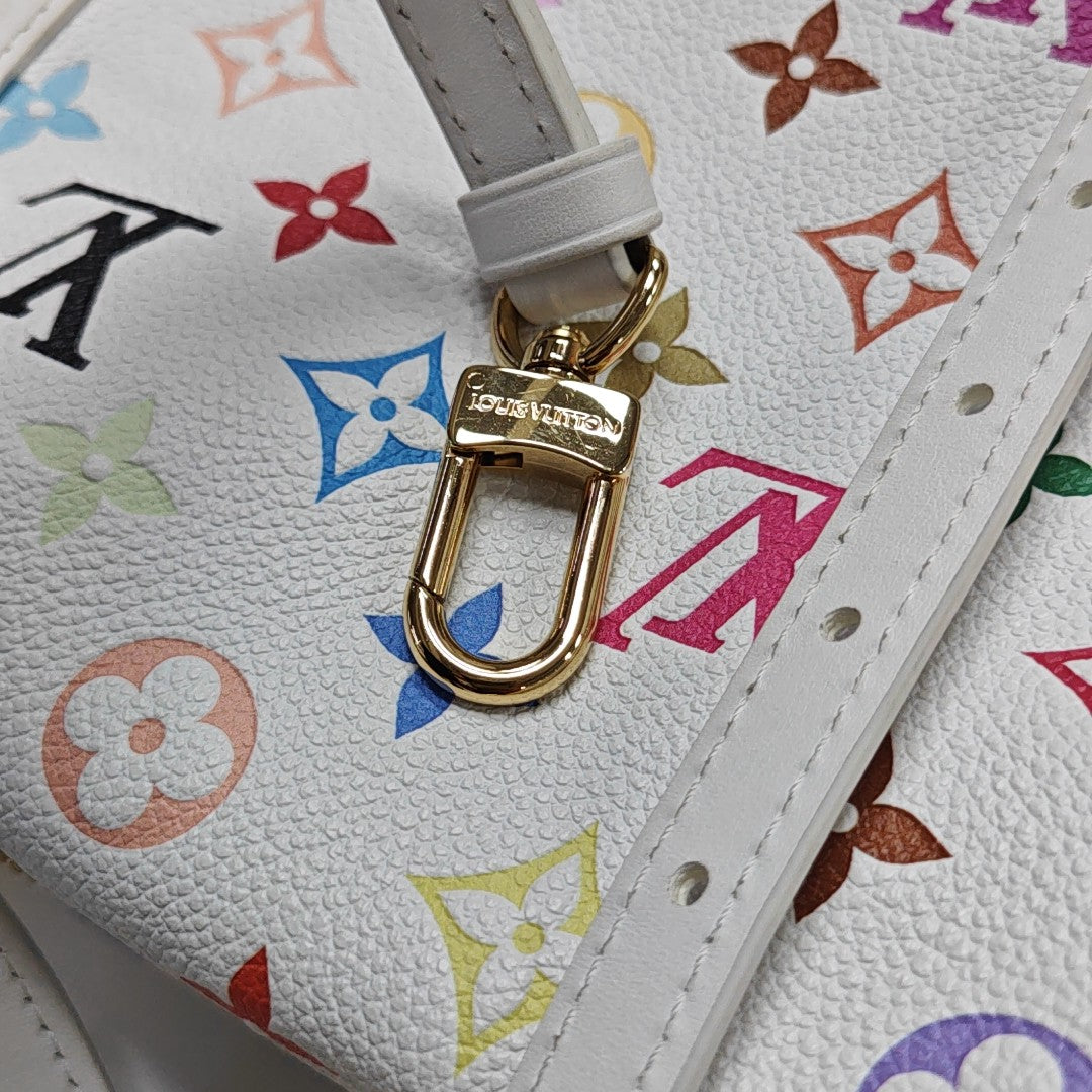 LV × TM SIDE TRUNK MM Monogram Calfskin White