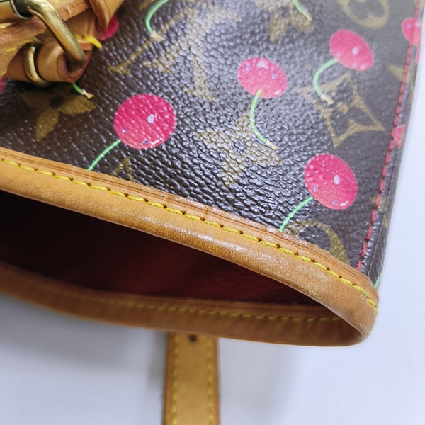 BUCKET PM Monogram Coated Canvas Brown