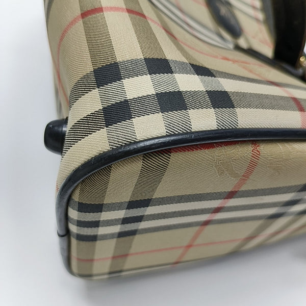 Canvas Top Handle Bag Beige