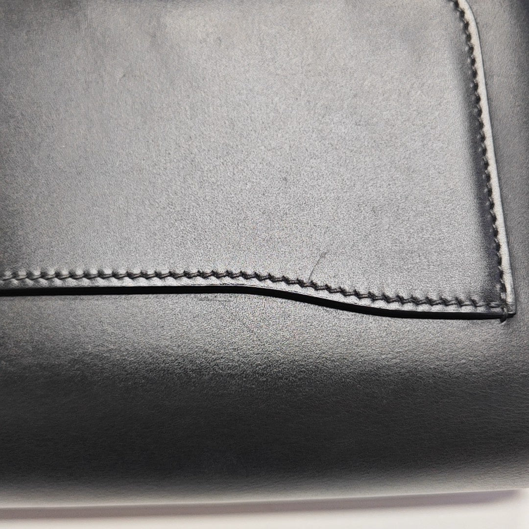 Calfskin Shoulder Bag Black