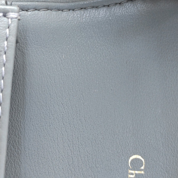 Saddle Mini Oblique Canvas Gray Wallet