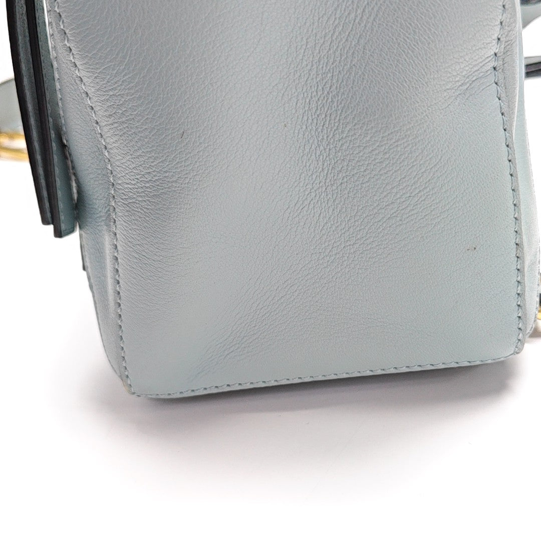 Puzzle Small Calfskin Blue