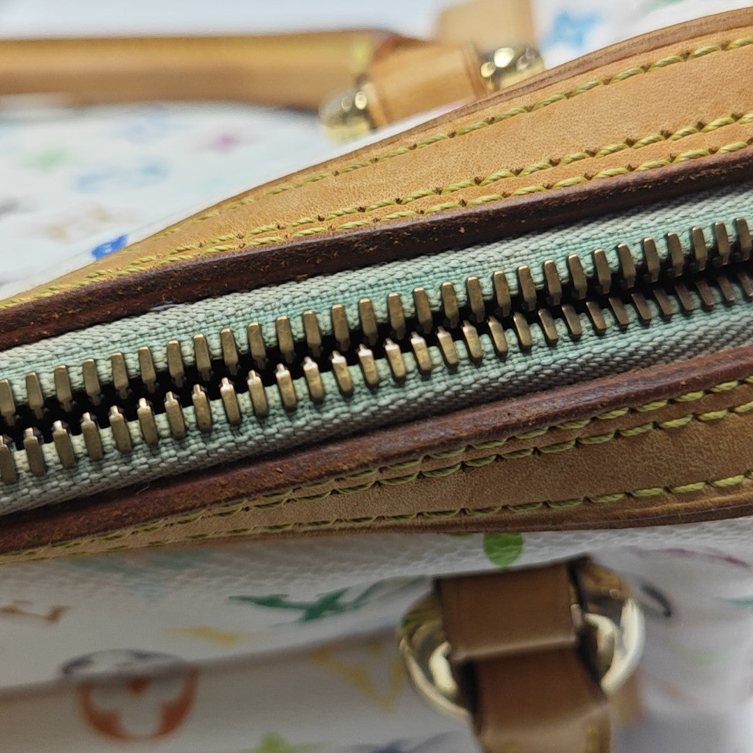 LV × TM PRISCILLA Monogram Coated Canvas White
