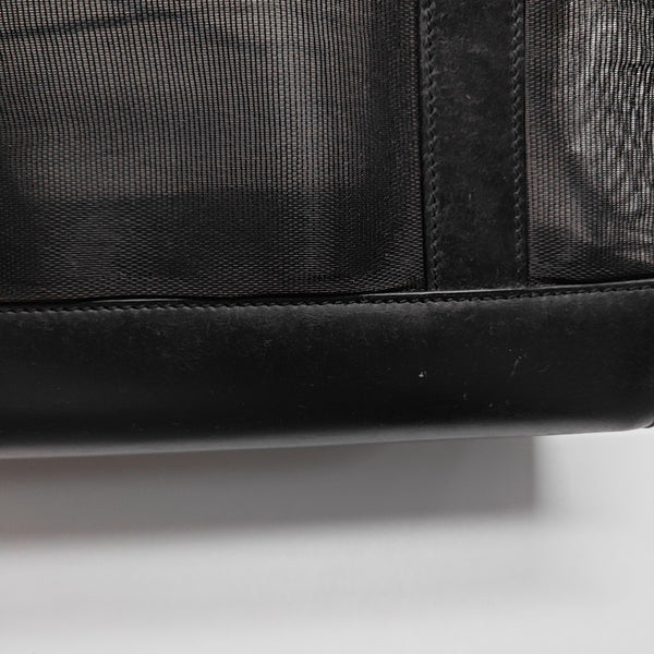 Special Material Top Handle Bag Black