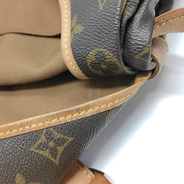 SAUMUR 35 Monogram Coated Canvas Brown