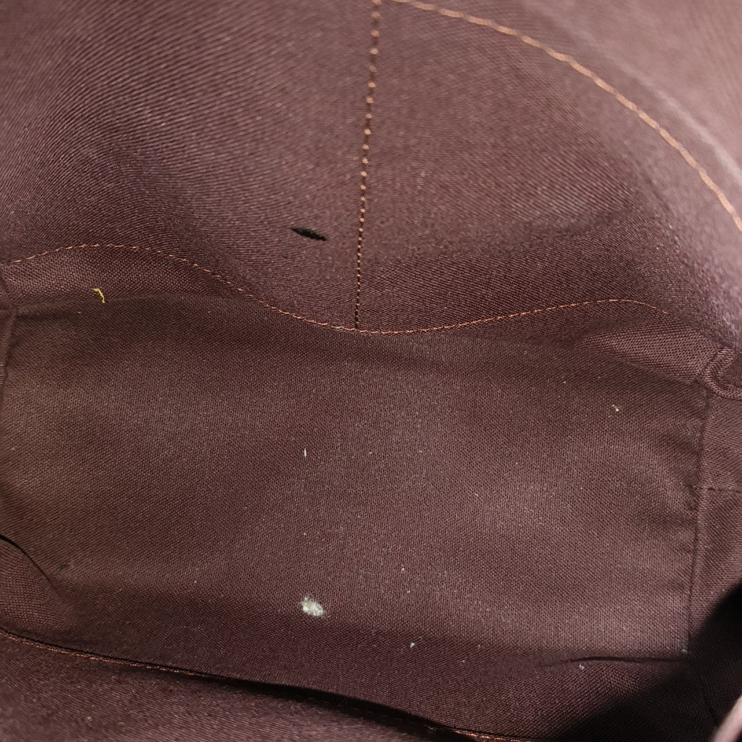 TURENNE Monogram Coated Canvas Brown