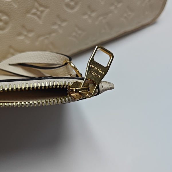 NEVERFULL MM Monogram Calfskin Beige