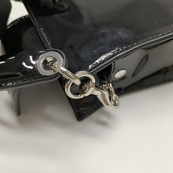 Leather Shoulder Bag Black