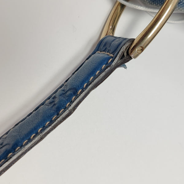 Canvas Shoulder Bag Blue