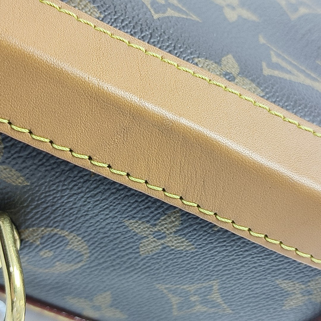 SOFT TRUNK Monogram Coated Canvas Brown