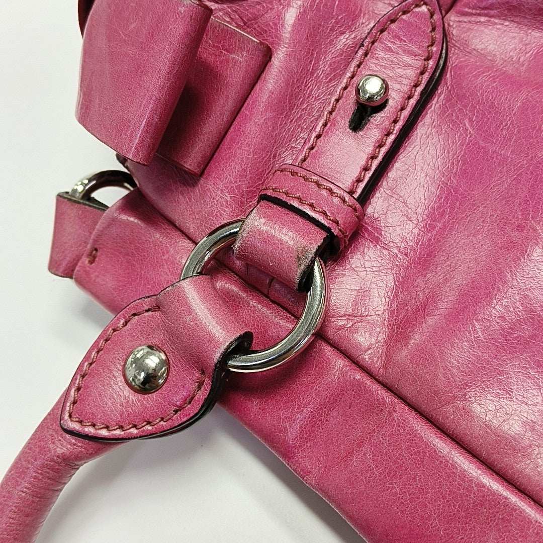 Bow Calfskin Pink