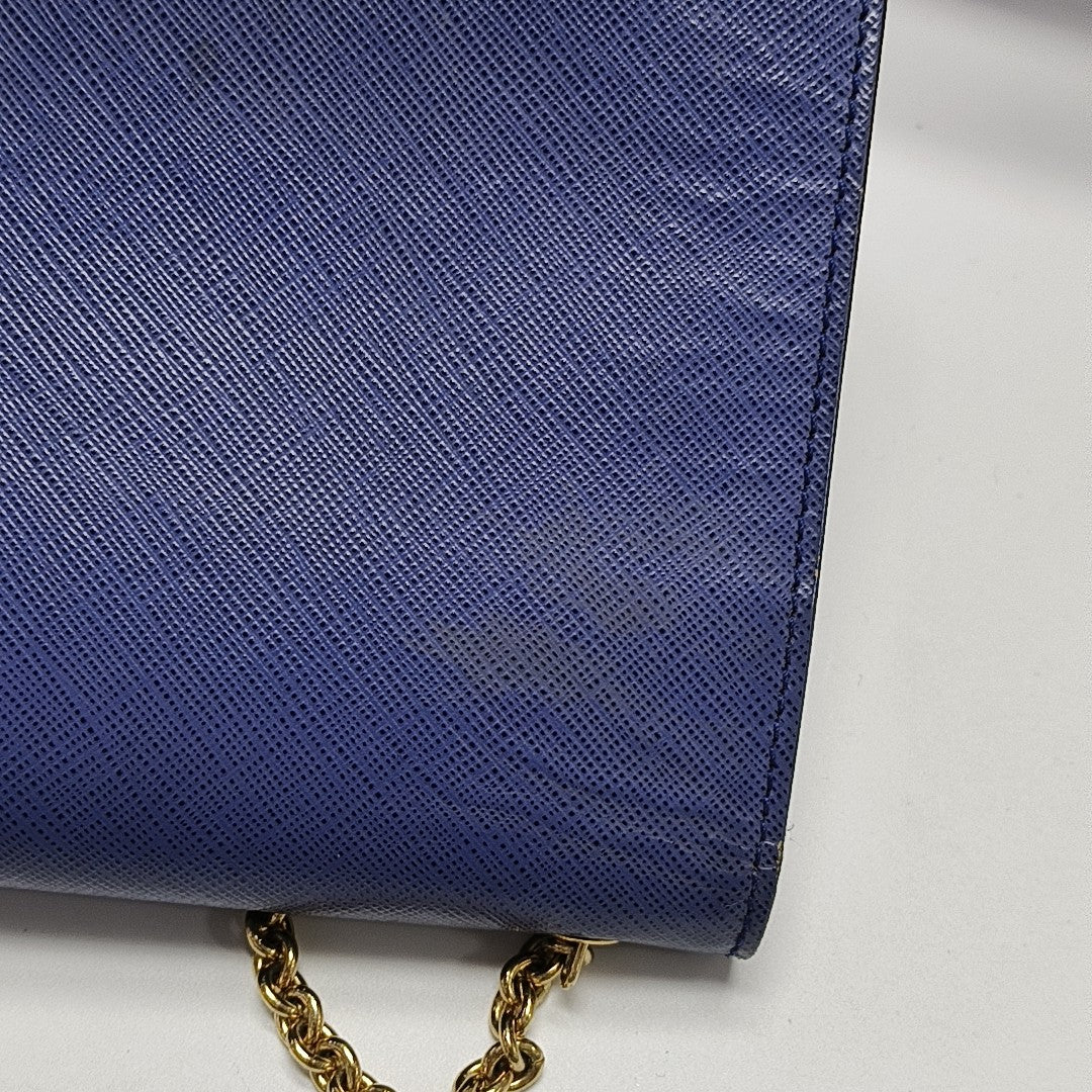 Ginny Small Calfskin Blue