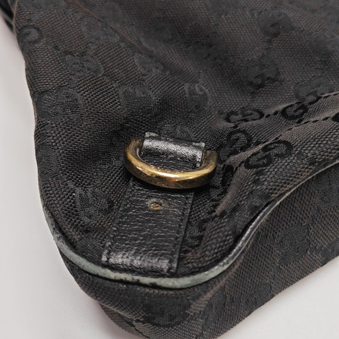 Abbey Monogram Canvas Black