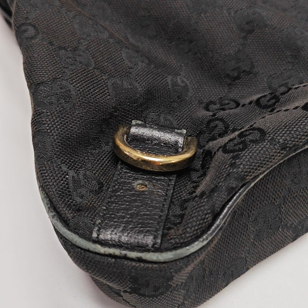 Abbey Monogram Canvas Black