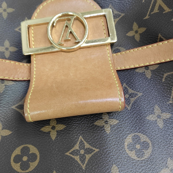 DAUPHINE Coated Canvas Brown