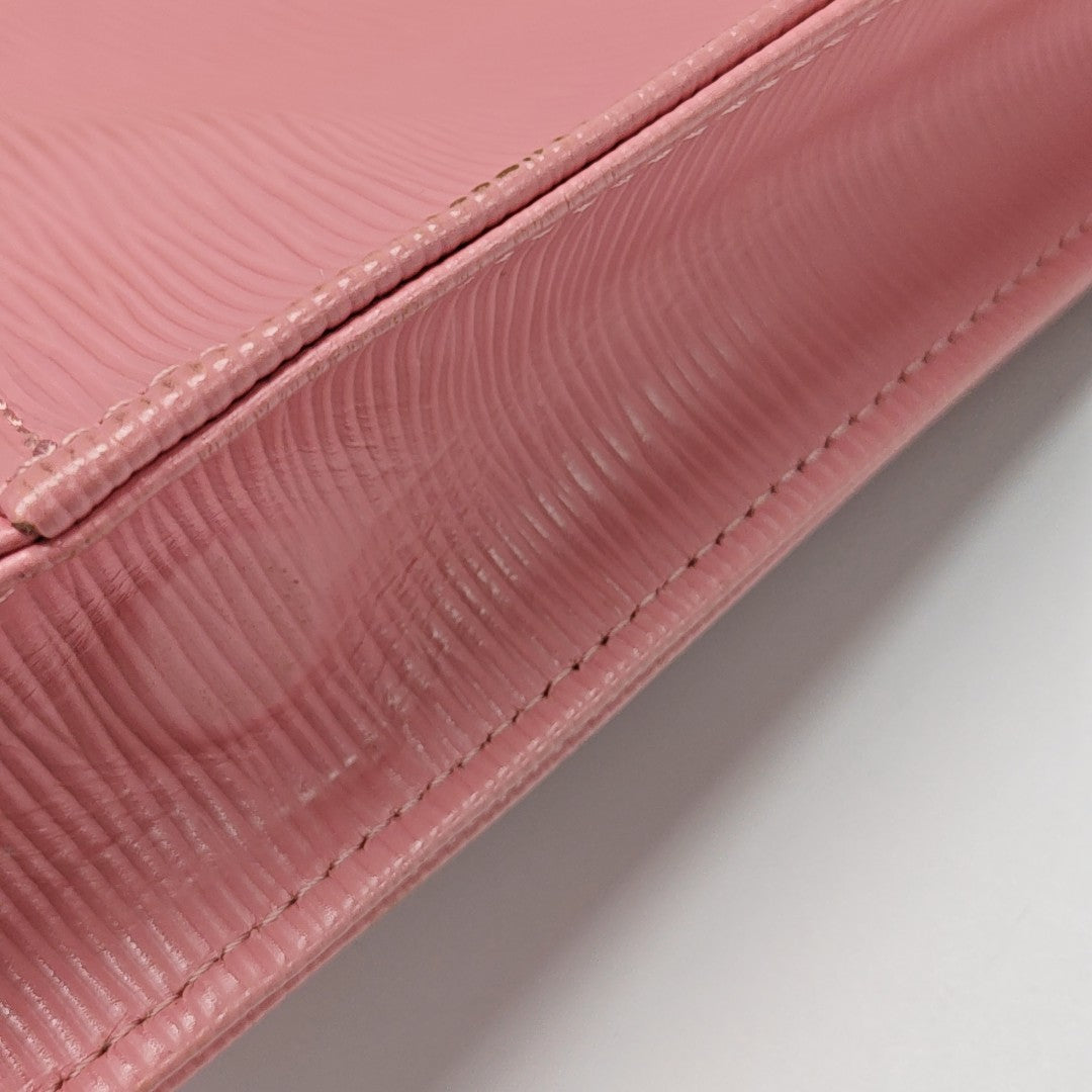 Leather Clutch Pink